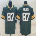 Nike Green Bay Packers #87 Jordy Nelson green Color Rush Limited Jersey