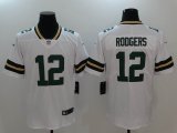 Green Bay Packers #12 Aaron Rodgers Nike white Color Rush Limited Jersey