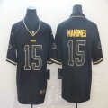 Nike Kansas City Chiefs #15 Patrick Mahomes black gold Color Rush Limited Jersey