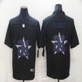 Nike Dallas Cowboys #21 Ezekiel Elliott Black fashion Color Rush Limited Jersey