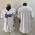 Women Nike Texas Rangers blank white majestic baseball jerseys