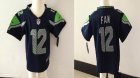 Nike Seattle Seahawks 12 fan blue children nfl Jersey