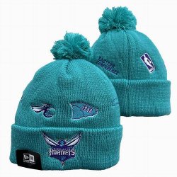 2024 New Orleans Hornets green NBA Sports Cuffed Knit Hats