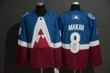 Adidas Colorado Avalanche #8 Cale Makar blue red nhl hockey jerseys-WL