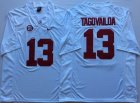 2018 Alabama Crimson Tide #16 Tua Tagovailoa white College Color Rush Limited Jerseys-PNS