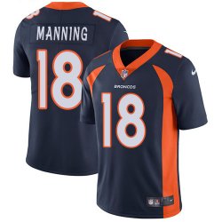 Nike Denver Broncos #18 Peyton Manning blue Color Rush Limited Jersey