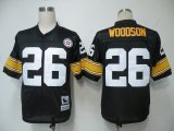 Pittsburgh Steelers 26 Woodson black nfl Jerseys