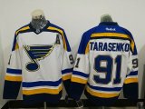 St. Louis Blues #91 Vladimir Tarasenko white NHL Jerseys A patch