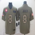 New York Giants #8 Daniel Jones Nike Camo 2019 Salute to Service Retired Limited Jersey-BD