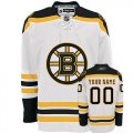 Reebok Boston Bruins Customized White Road Authentic Man NHL Jersey