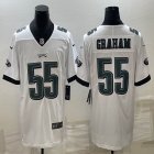 nike Philadelphia Eagles #55 Brandon Graham white Color Rush Limited Jersey