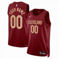 Customized Cleveland Cavaliers red basketball jerseys