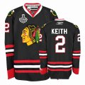 DUNCAN KEITH jersey 2# black Chicago Blackhawks jersey