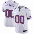 Custom Ravens white new nike Color Rush Limited Jersey