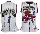 Toronto Raptors 1# McGrady white NBA Jersey