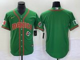 2023 World Cup Mexico blank green majestic baseball jerseys 25