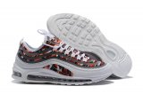 2019 Nike Air Max 97 white gray orange shoes