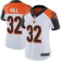 Women Nike Cincinnati Bengals #32 Hill white Color Rush Limited Jersey