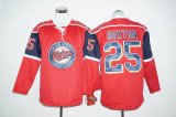 Minnesota Twins #25 Byron Buxton red long sleeves baseball jersey