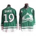 Joe Sakic Jersey 19 Green Colorado Avalanche Jerseys