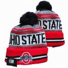 2024 Ohio State Buckeyes red black white NCAA Sport Cuffed Knit Hats 01