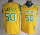 Adidas Memphis Grizzlies RANDOLPH 50# yellow NBA Jerseys