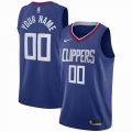 Customized Los Angeles Clippers light blue basketball jerseys