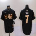 Nike Saints #7 Taysom Hill black baseball jerseys Joint Name