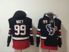 Houston Texans #99 J.J. Watt black nfl Hooded Sweatshirt