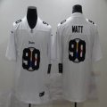 Nike Pittsburgh Steelers 90 T. J. Watt white fashion Color Rush Limited Jersey