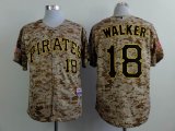 Pittsburgh Pirates #18 Neil Walker camo usa flag baseball jersey