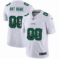 Customized Nike Philadelphia Eagles white Color Rush Limited Jersey Shadow edition