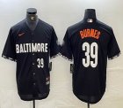 Nike Baltimore Orioles #39 Corbin Burnes black majestic baseball jersey city version-BD 04