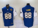 Dallas Cowboys 88# CeeDee Lamb blue white Nike Vapor F.U.S.E. Limited Jersey