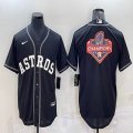 Nike Houston Astros blank blue baseball jerseys Champions-BD 01