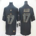 Nike Buffalo Bills #17 Josh Allen black gold Color Rush Limited Jersey