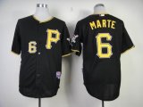 Pittsburgh Pirates MARTE 6# Black mlb Jerseys