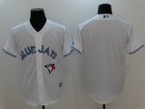 Toronto Blue Jays Blank white majestic mlb baseball jerseys