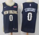 Nike New Orleans Pelicans #0 DeMarcus Cousins dark blue NBA jersey