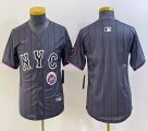 Youth Nike New York Mets blank gray majestic majestic baseball jerseys city version