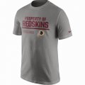 Men's Washington Redskins Nike Heathered Gray Property Of T-Shirt