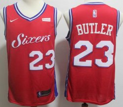 Nike Philadelphia 76ers #23 Jimmy Butler red basketbal Jersey-S8