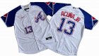 Men's Atlanta Braves Ronald 13# Acua Jr. Nike White City Connect Limited Player Jersey