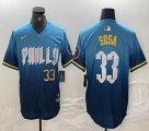 Nike Philadelphia Phillies #33 Edmundo Sosa blue majestaic baseball jersey city version 01