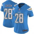 Women Chargers #28 Melvin Gordon Nike skyblue Color Rush Limited Jersey