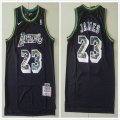 Los Angeless Lakers #23 Michael Jordan Blue camo Nike basketball Jerseys - SG