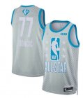 2022 Dallas Mavericks #77 Luca Doncic gray NBA All Star nba Jersey