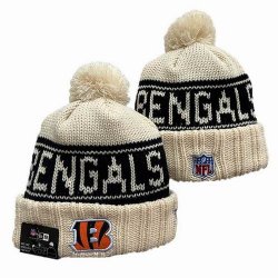 2024 Cincinnati Bengals beige black NFL Sports Cuffed Knit Hats