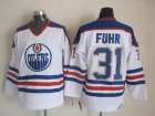 Edmonton Oilers 31 Grant Fuhr throwback white CCM nhl jersey