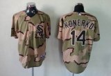 Chicago White Sox Paul Konerko 14# green gray camo mlb jersey